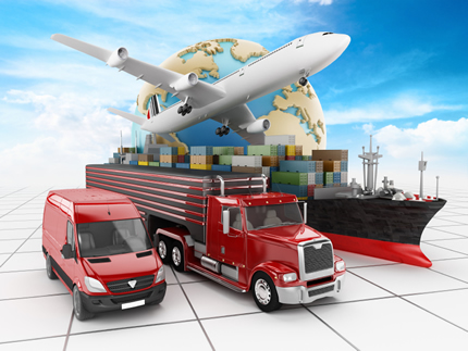 International freight travels by road, sea and air as shown in this image. Correct export documentation is crucial to effective, on-time export shipments.
